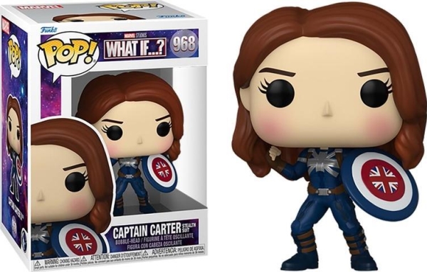 Funko Pop! Vinilinė Figūrėlė: Marvel What If ...? - Captain Carter, ~9 Cm