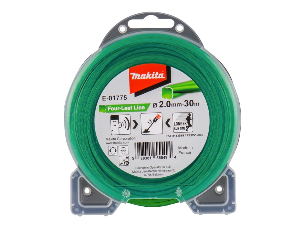 Makita - Klippelinje - 2 Mm - Længde: 30 M - For Makita Dur368az, Dur368lz, Dur369az Xgt Ur002gz01