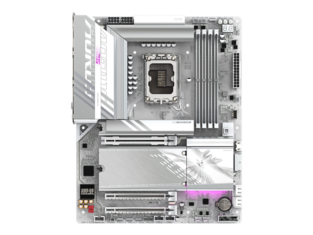 Aorus Z890 Elite Wifi7 Ice Moderkort Atx Lga1851 Uttag Z890 Chipuppsattning Usb4 Usb C 3.2 Gen 2x2 Usb 3.2 Gen 1 Usb 3.2 Gen 2 2.5 Gig