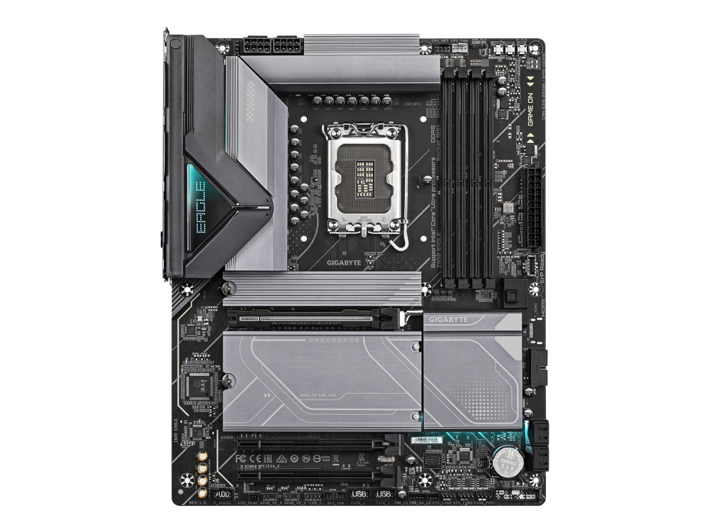 Gigabyte Z890 Eagle Bundkort Atx Lga1851 Sokkel Z890 Chipset Usb4 Usb 3.2 Gen 2 Usb 3.2 Gen 1 Usb C 3.2 Gen2 2.5 Gigabit Lan Onboard