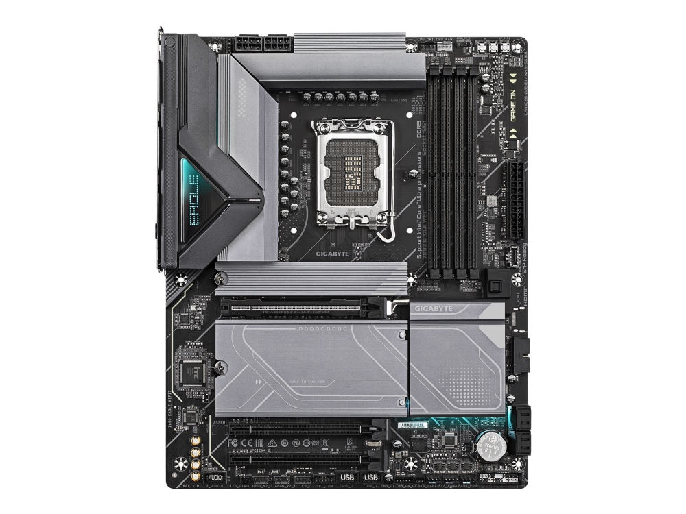 Gigabyte Z890 Eagle Wifi7 Moderkort Atx Lga1851 Uttag Z890 Chipuppsattning Usb4 Usb 3.2 Gen 2 Usb 3.2 Gen 1 Usb C 3.2 Gen2 Bluetooth