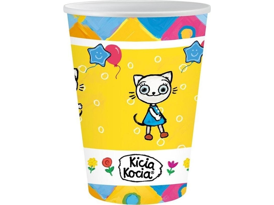 Kicia Kocia papirkopper 250ml 6 stk