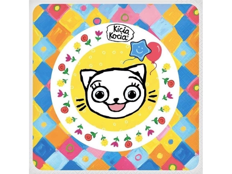 Papierservietten Kitten 33X33cm 20Stk
