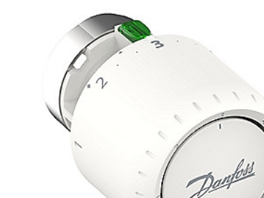Danfoss Aveo Service Thermostat Mit Eingebautem Fühler, Einstellbereich 7-28°C, Frostschutz
