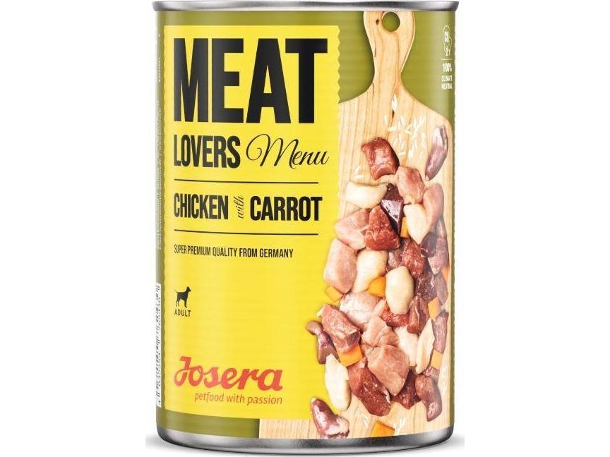 Josera Meatlovers Menu Kanaa ja porkkanoita 400g