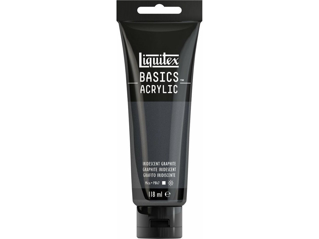 Basics 118ml Iridescent Graphite 049 | Skola & Hobby - Konstmaterial - Akryl & Akvareller | GameStuff
