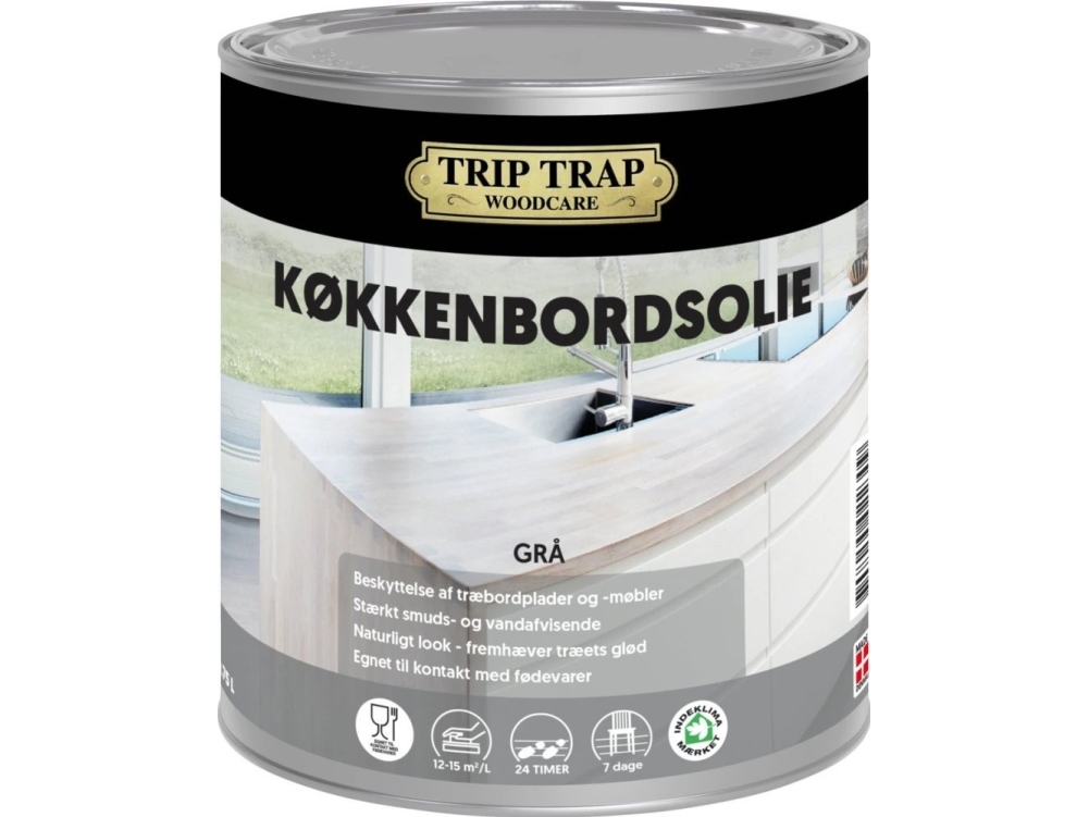 TRIP TRAP Köksbordsolja 0,75L grå | Verktyg & Verkstad - Underhåll - Smörjmedel | GameStuff
