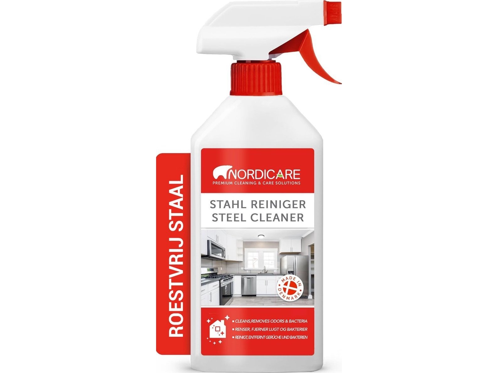 Kellys Nordicare Steel Cleaner Spray 500Ml