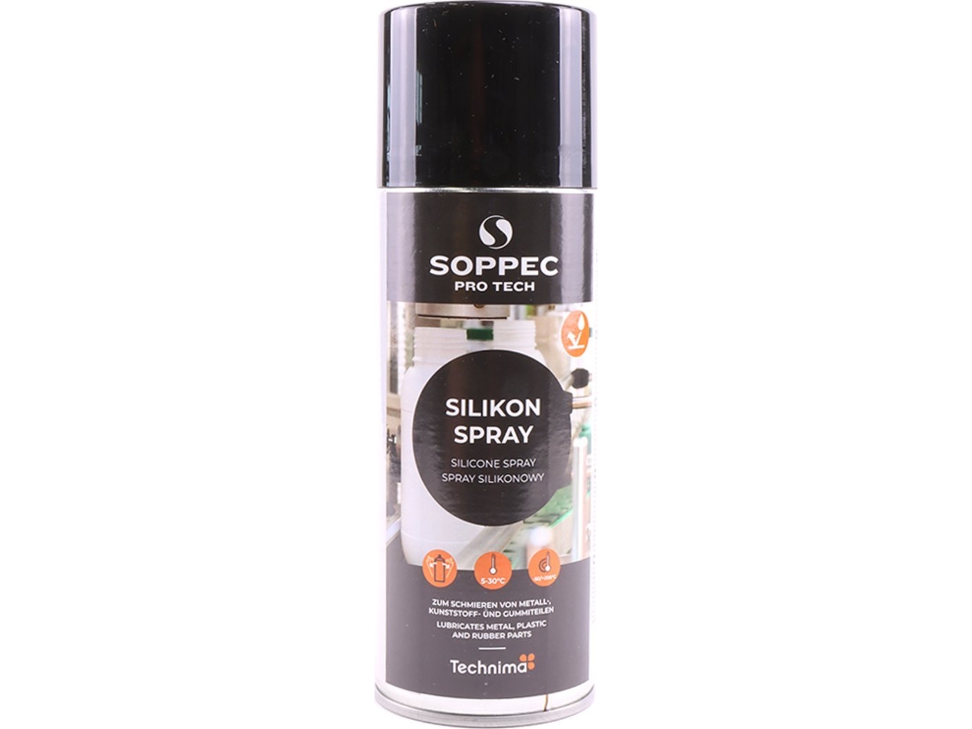 Soppec Pro Tech Silikonespray Glidemiddel 400ml 2019947