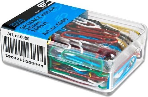 VICTORY OFFICE PRODUCTS 66T263100-99 trekantede hæfteklammer 26 mm mix farver 100 stk