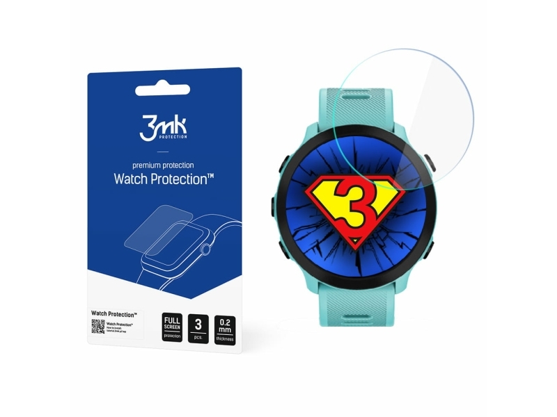 3mk Arc Watch Fullscreen Foil For Garmin Forerunner 55