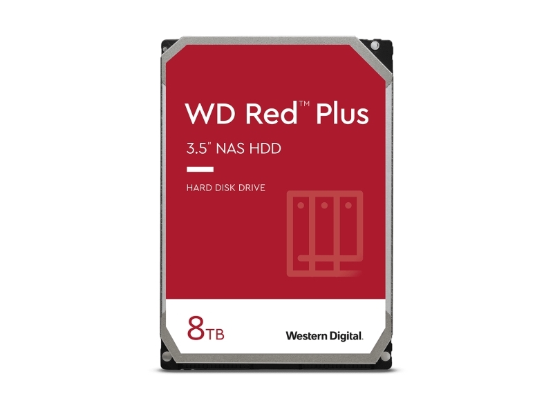 Western Digital Red Plus 8 Tb 5640 Rpm 256 Mb 3.5  " Serial Ata Iii