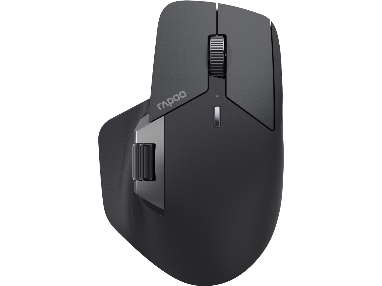 Rapoo Mt760m, Højre Hånd, Optisk, Bluetooth, 4000 Dpi, Sort, Grå