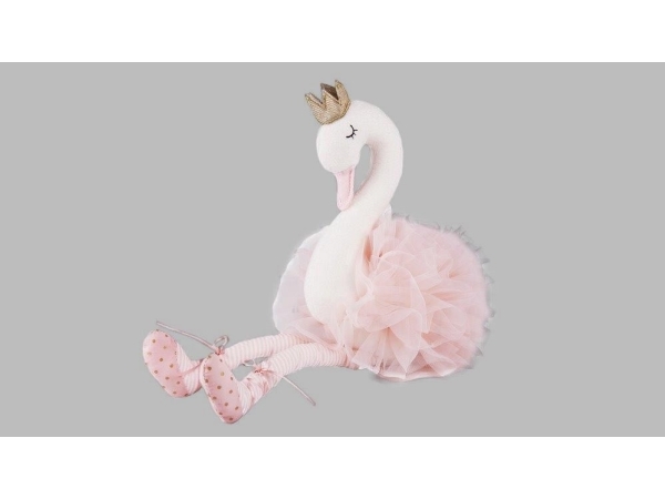 Toutou Swan 42 Cm Stoffpuppe