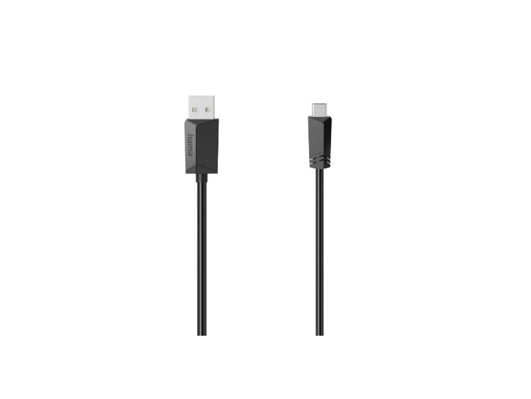 Hama 00074260, 1,5 M, Usb A, Mini-Usb B, Usb 2.0, 0,48 Gbit/S, Schwarz