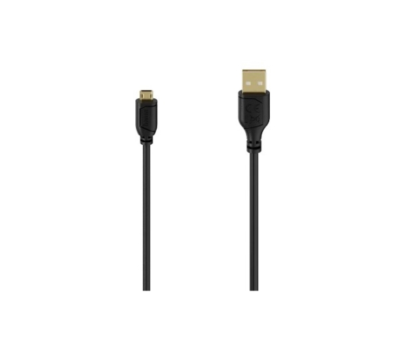 Hama 00074264, 0,75 M, Usb A, Micro-Usb A, Usb 2.0, 0,48 Gbit/Sek., Sort