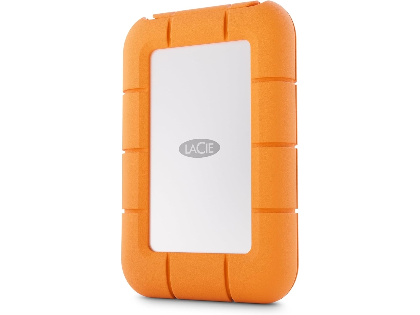 LaCie Rugged Mini 4TB extern SSD Silver Orange (S55256308) | Datorkomponenter - Hårddisk & Lagring - Externa hårddiskar | GameStuff