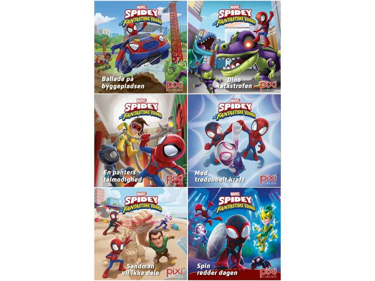 Pixi -Serie 154: Spidey Og Hans Fantastiske Venner (Kolli 48) | Marvel