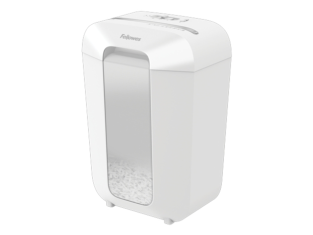 Fellowes Powershred Lx70 Dokument Makulator Med Partikelskæring P-4, 4 X 40 Mm, Op Til 11 Ark, Hvid