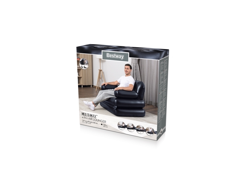 Bestway 75114 / 23, Svart, 100 kg, 970 mm, 1910 mm, 640 mm, 2,98 kg | Baby & barn - Barnrummet - Madrasser | GameStuff