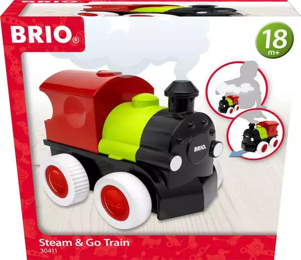 Brio Steam & Go Train, Tog, 1,5 År, Træ, Flerfarvet