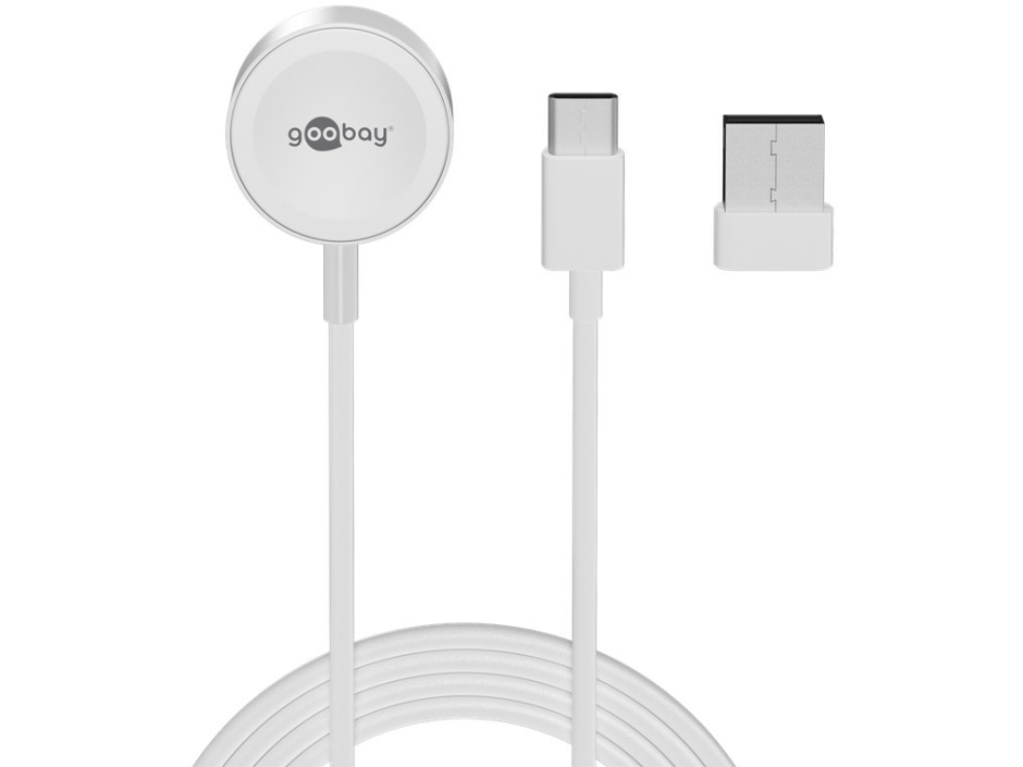 Goobay 65343 Oplader Til Mobile Enheder Smartwatch Hvid Ac Trådløs Opladning Hurtig Opladning Af Bil - Indendørs (65343)