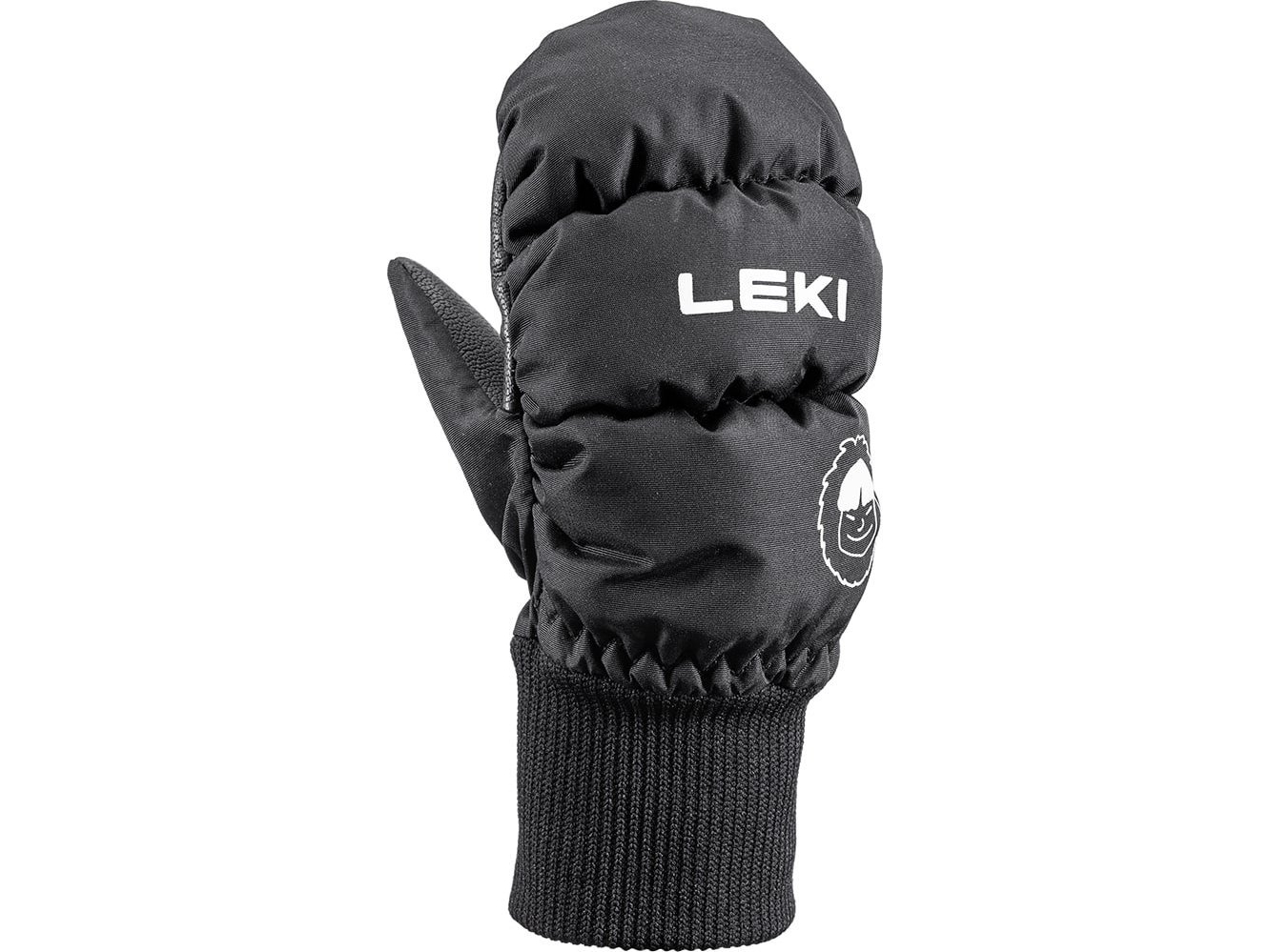 Leki LEKI RĘKAWICE Little Eskimo Mitt Short black 5.0