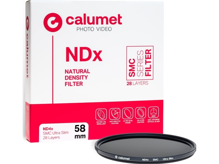 Filter Calumet Calumet Filter Nd4x Smc 58 Mm Ultra Slim 28 Lagen