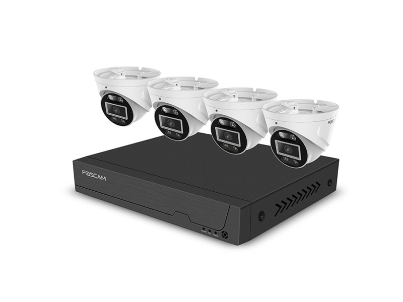 Foscam Fna108e-T4-2T, Ledningsført, Tårn, Rj-45, Udendørs, 4,3 Mm, 6X