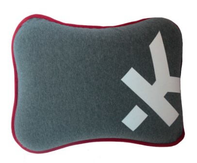Skross Travel Pillow, Grå, Voksne, Unisex, Polyurethan, Bomuld/Polyester, Bus, Bil, Fly