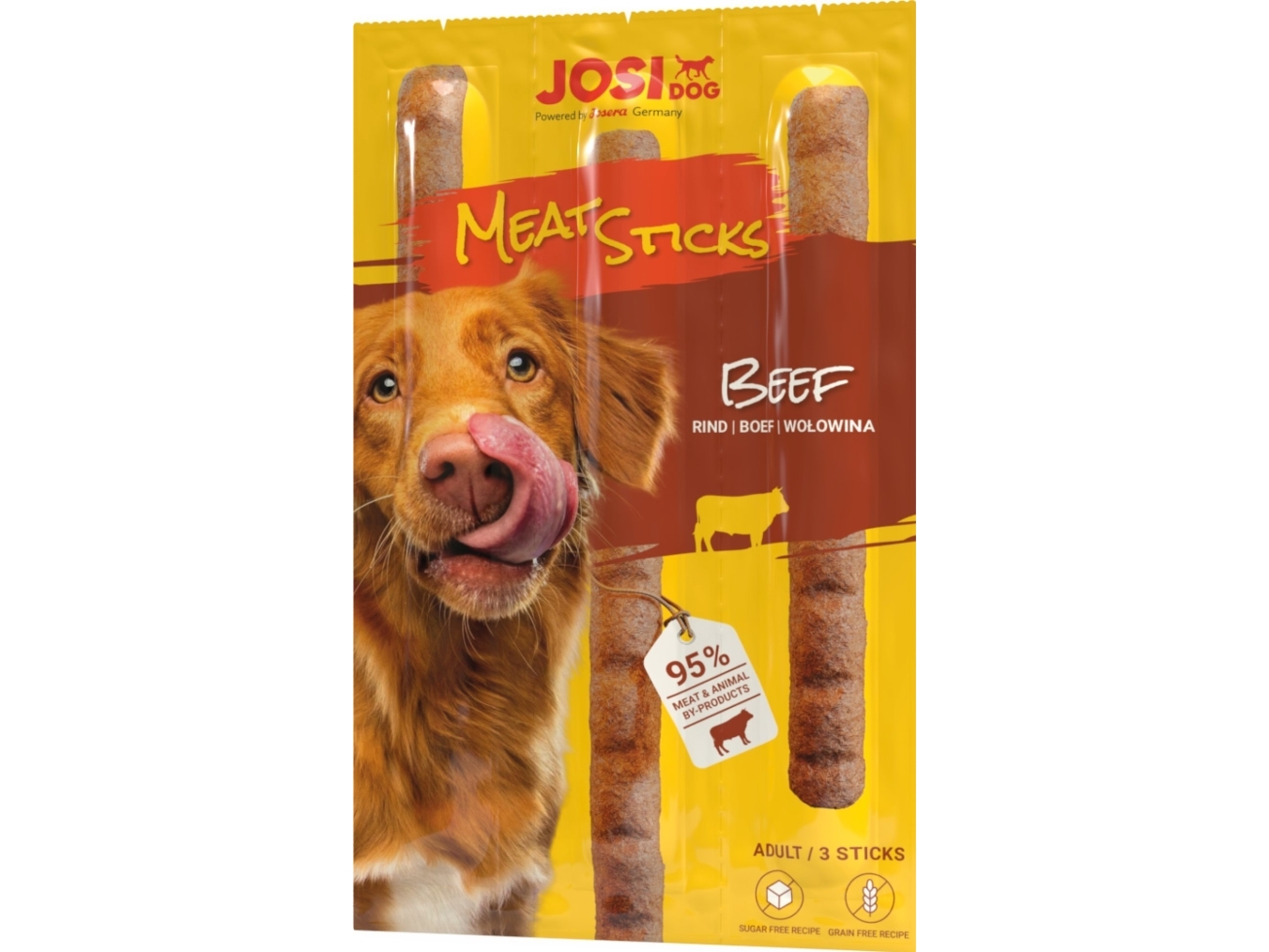 Josidog Meat Sticks Wołowina 33G