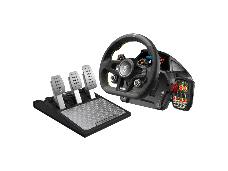 Turtle Beach VelocityOne, Ratt + Pedaler, PC, Xbox One, Xbox Series S, Xbox Series X, Tillbaka-knapp, Välj-knapp, Kabel, USB, USB Type-C | Spel - Joystick och spelkontroller - Ratt & pedaler | GameStuff