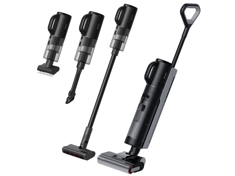 Dreame H12, Torr &amp våt, Bara golv, Matta, Hårt golv, Trägolv, 300 W, Påsefri, Svart, Grå, 0,7 L | Vitvaror - Dammsugare - Sladdlösa Dammsugare | GameStuff