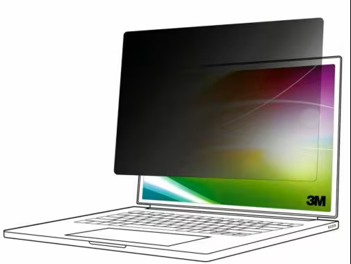 3M Bpnap007, 38,9 Cm (15.3"), 16:10, Laptop, Rammeløst Display Privatlivsfilter, Anti-Blue, Refleksfri