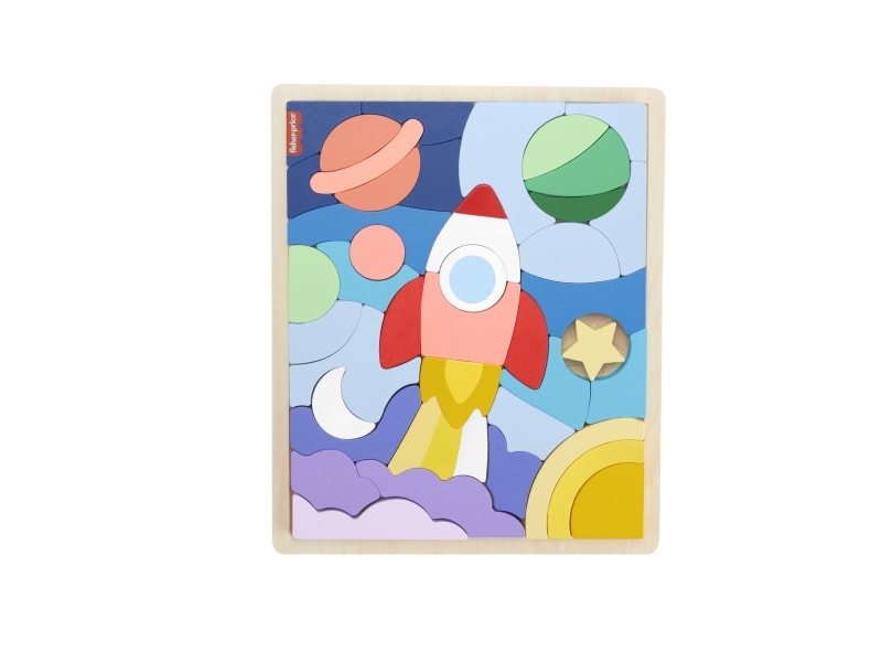 Fisher Price Wood Space Puzzle