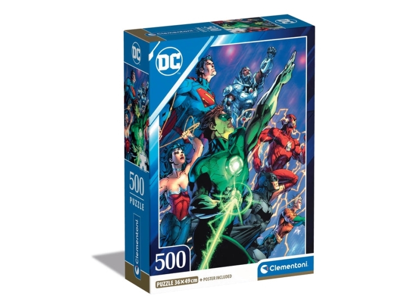Clementoni 500 stk CB Collection DC Comics i høj kvalitet (2)