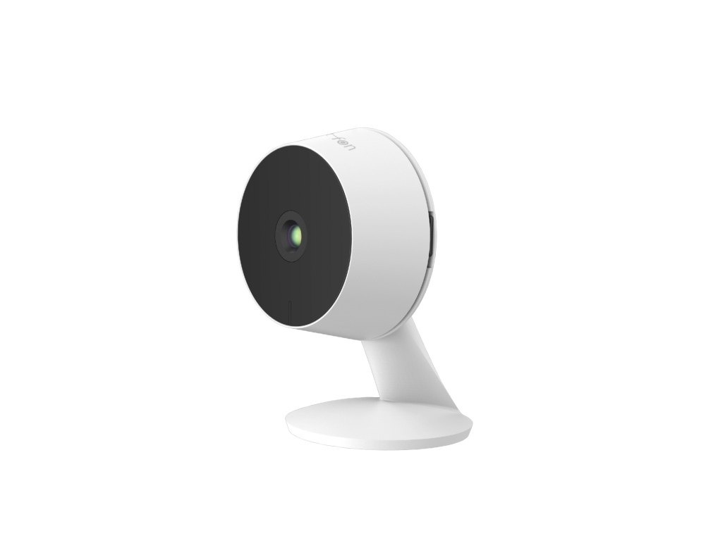 Beafon Mini 1M, Ip-Sikkerhedskamera, Indendørs, Kabel & Trådløs, Amazon Alexa & Google Assistant, Skrivebord, Sort, Hvid