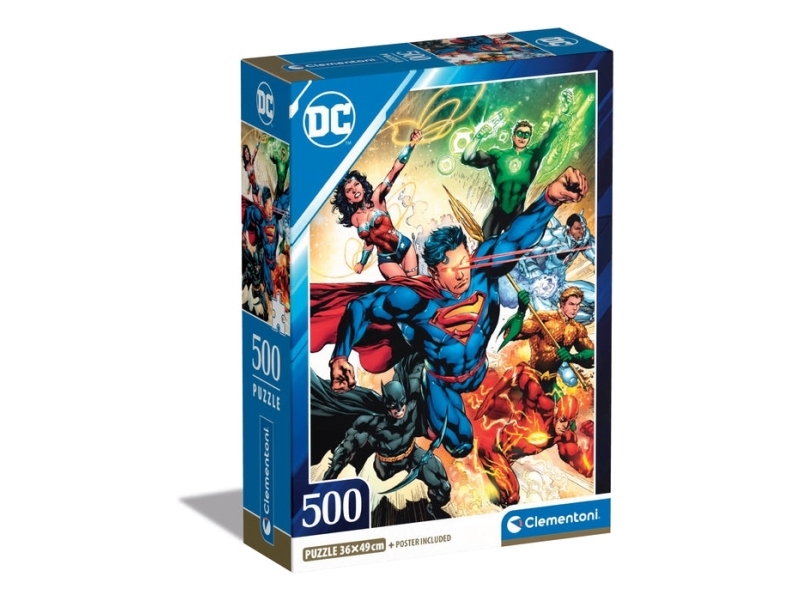 Clementoni Jigsaw Puzzle DC Comics Justice League 500pcs. Floor