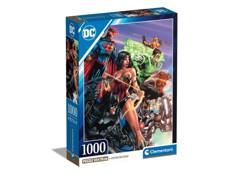 Clementoni Dc Comics, 1000 Stück(E), Comics, 18 Jahr(E)