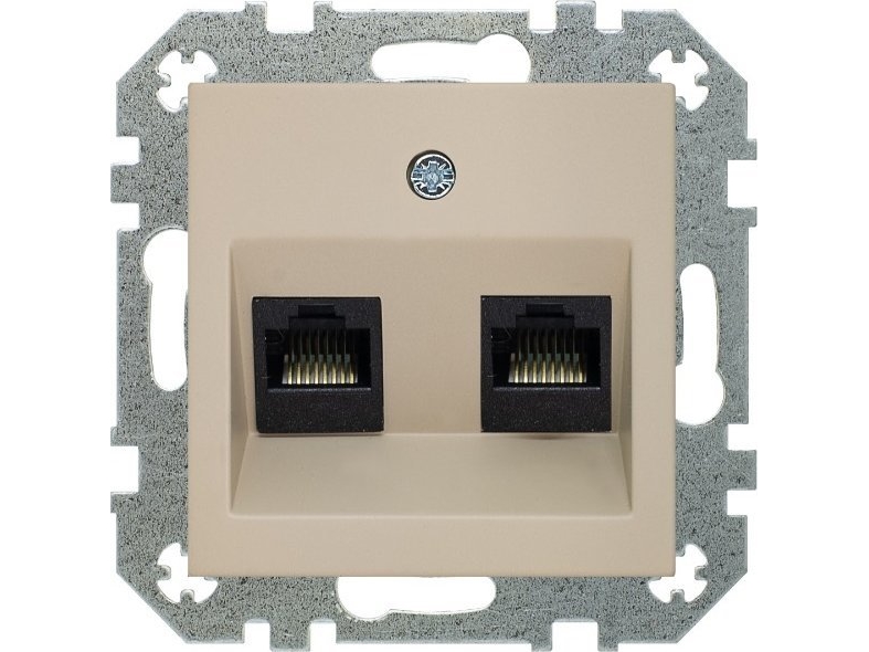 Liregus Ikl 002 01.r/onc Computer Socket 2xrj45