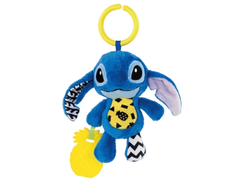 Clementoni Disney Baby Stitch Soft Rattle, Dreng/Pige, Stof, Plast, Plys, Flerfarvet