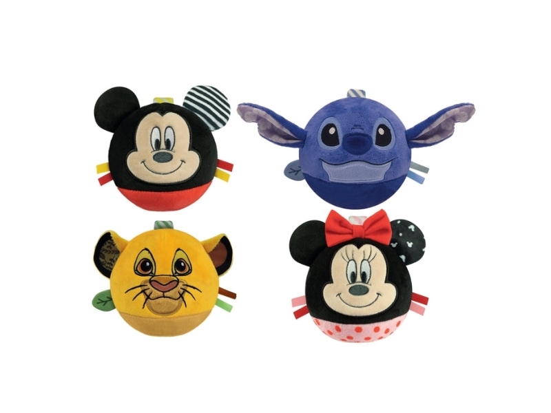 Clementoni Disney Baby Disney Squish And Roll, Dreng/Pige, Stof, Plys, Flerfarvet