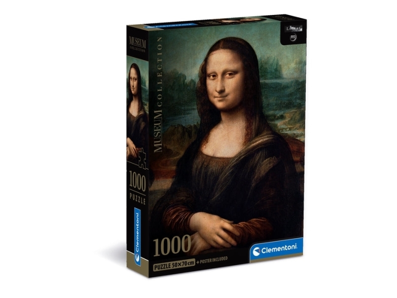 Clementoni Cle Puzzle 1000 Compact Museum Leonardo-Gio..39708