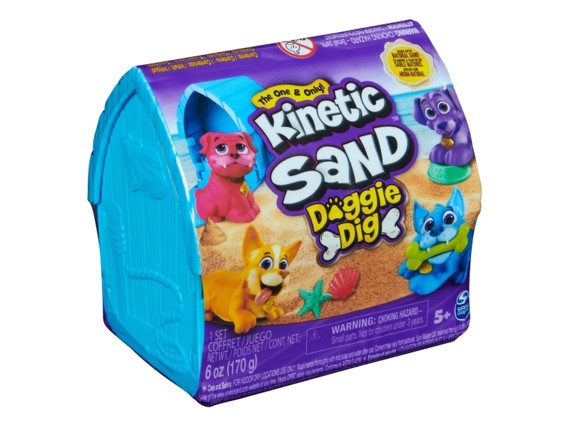 Kinetic Sand Doggie Dig, Kinetisk sand til børn, 5 År, Flerfarvet