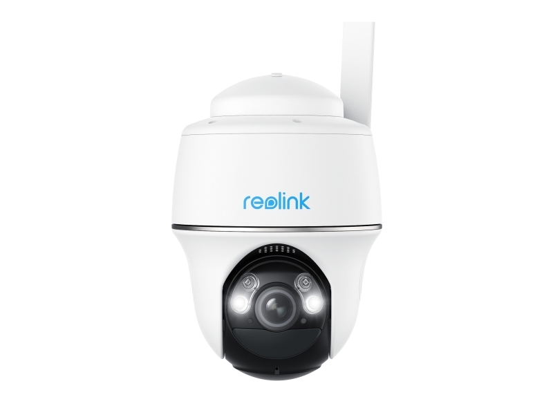 5MP Wireless 4G PT Battery Camera White, With Smart Detection