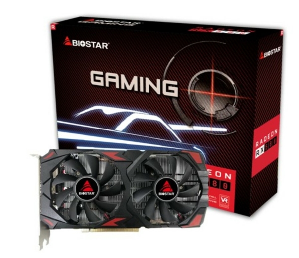Biostar Va5815rq82 Radeon Rx 580 8 Gb Gddr5 256 Bit Pci Express 3.0 2 Flakt/ Ar