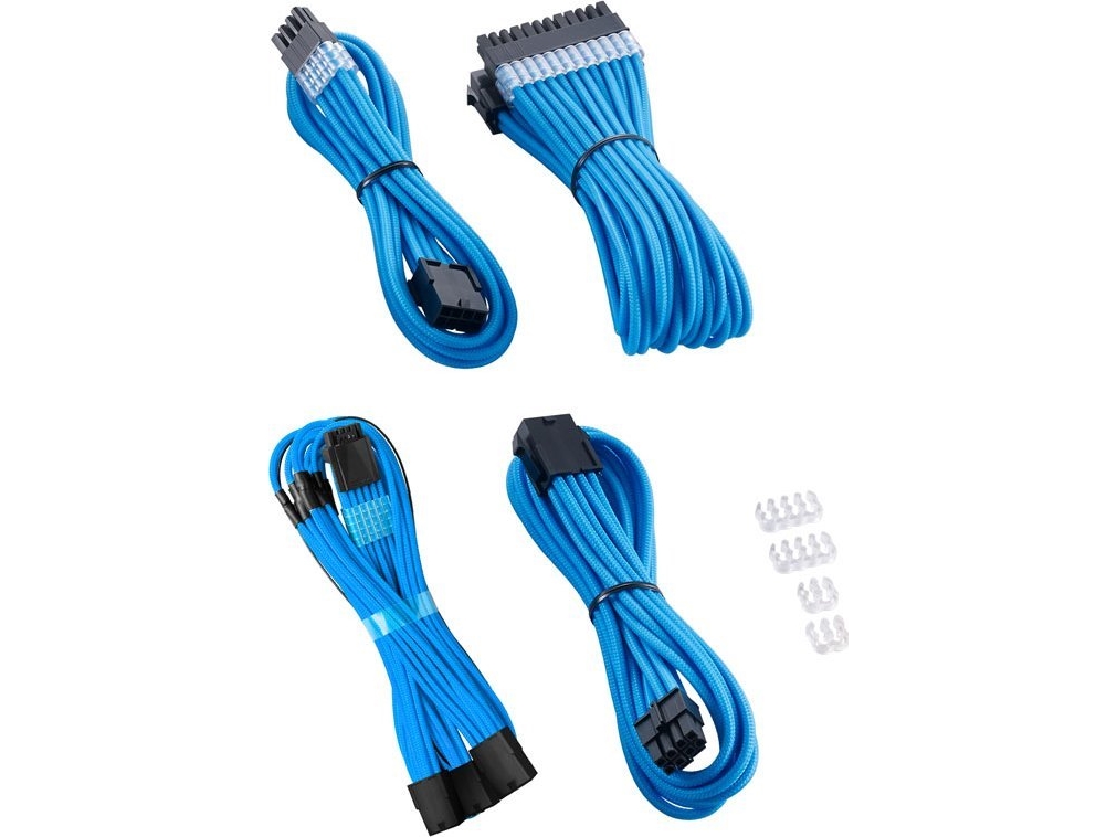 Cablemod Pro Modmesh 12Vhpwr Kabelverlängerungs-Set – Hellblau