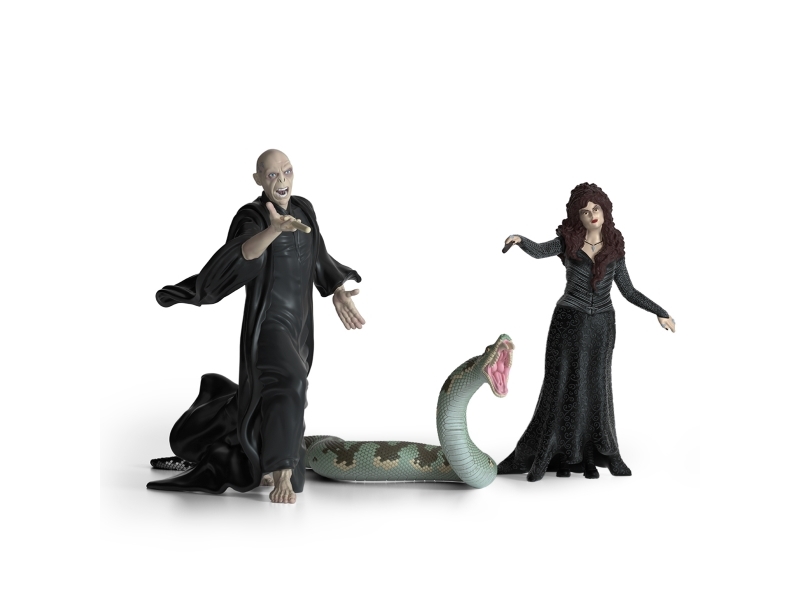 Schleich Lord Voldemort, Nagini & Bellatrix, 6 Jahr(E), Harry Potter , Mehrfarbig, Kunststoff