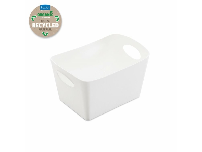 koziol BOXXX S, Förvaringslåda, Vit, Rektangulär, Återvunnen plast, Monokromatiskt, inomhus | Trädgården - Trädgårdsredskap - Övriga trädgårdsredskap | GameStuff