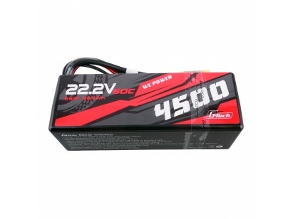 Gens ace &Tattu G-Tech 4500mAh 6S1P 22.2V 60C HardCase RC car Lipo Battery 14#